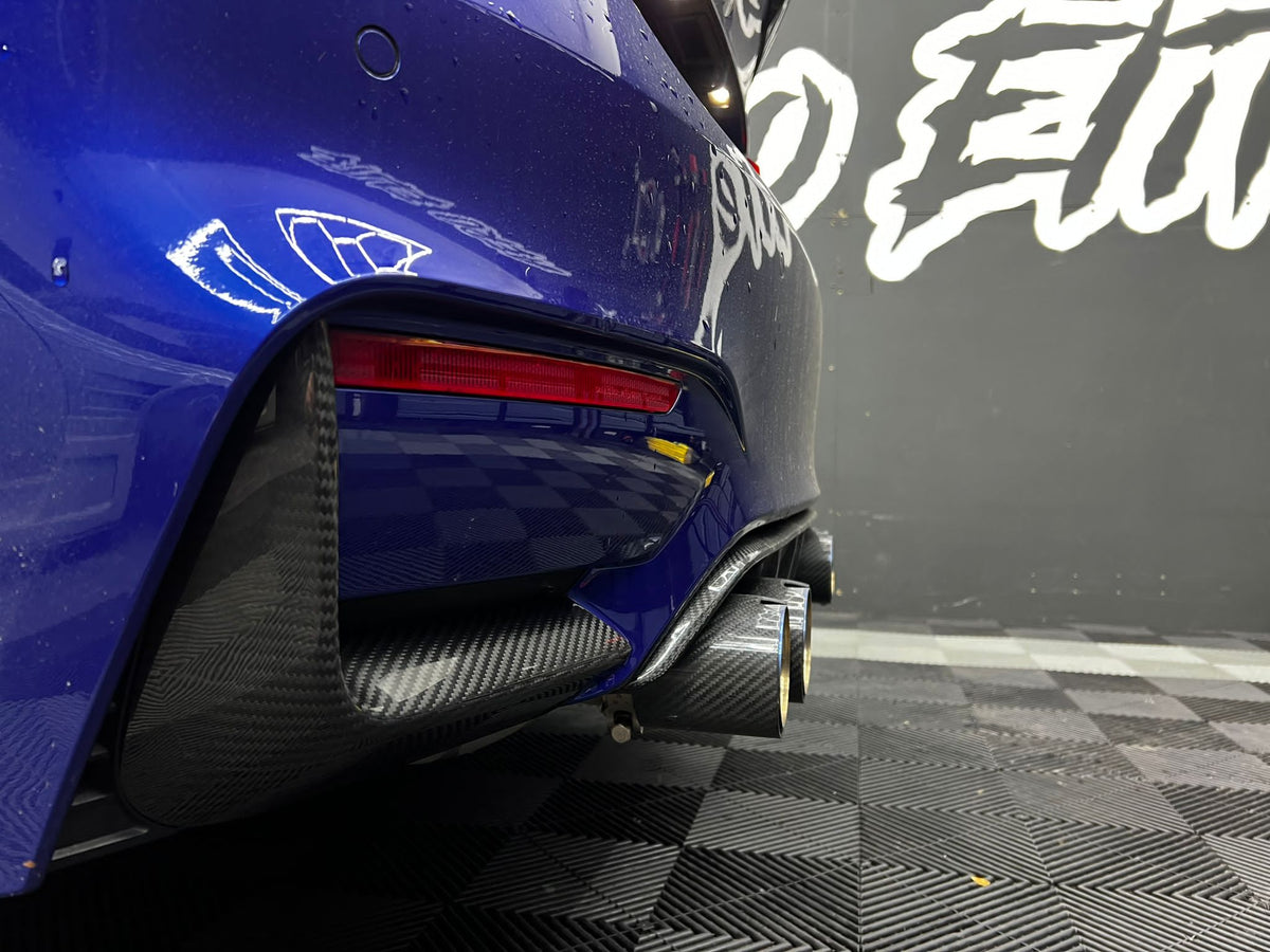 BMW M3 & M4 (F80 F82 F83) Rear Carbon Fibre Bumper Canards