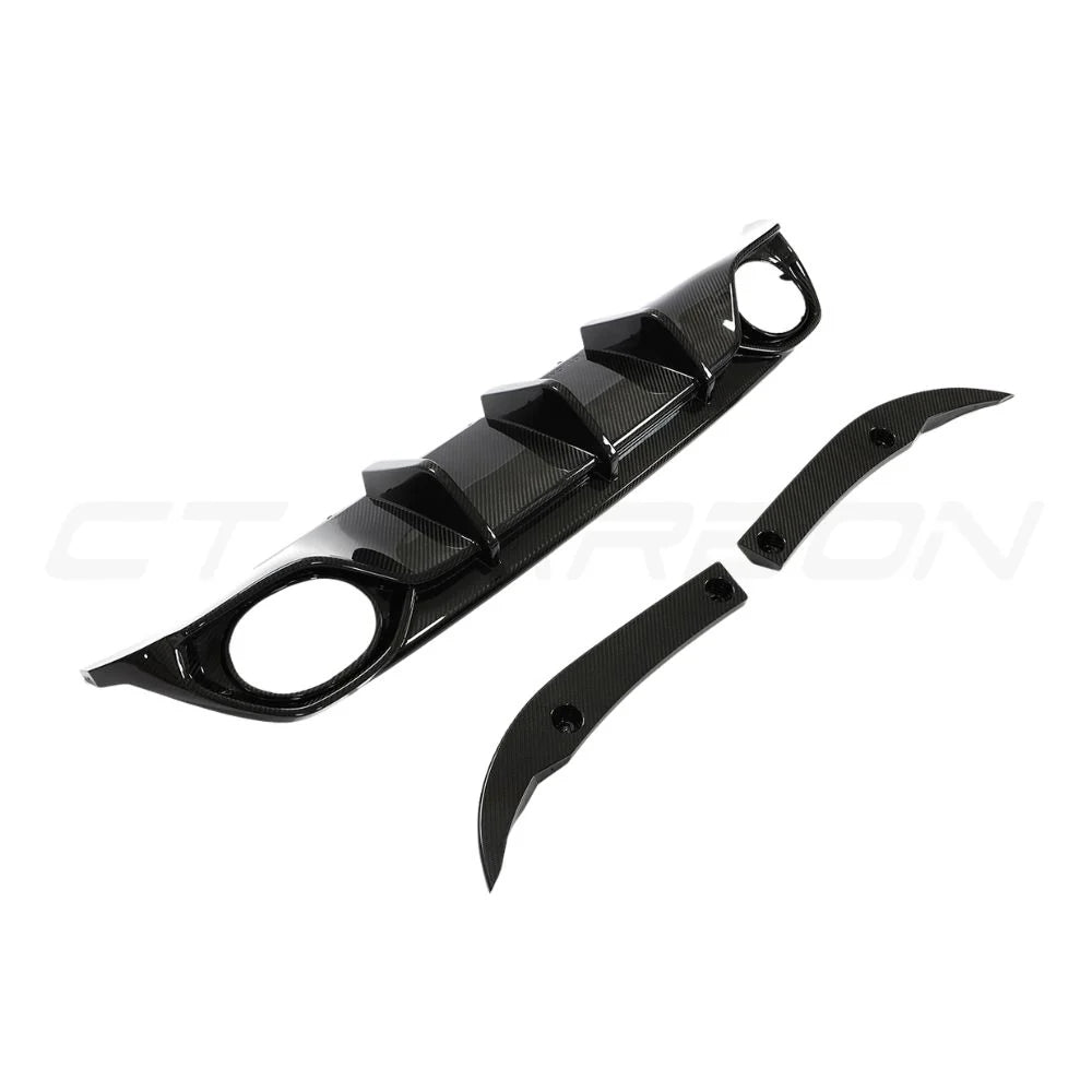 Audi RS3 8Y 2022–2024 Saloon Carbon Fibre Diffuser – CT Design