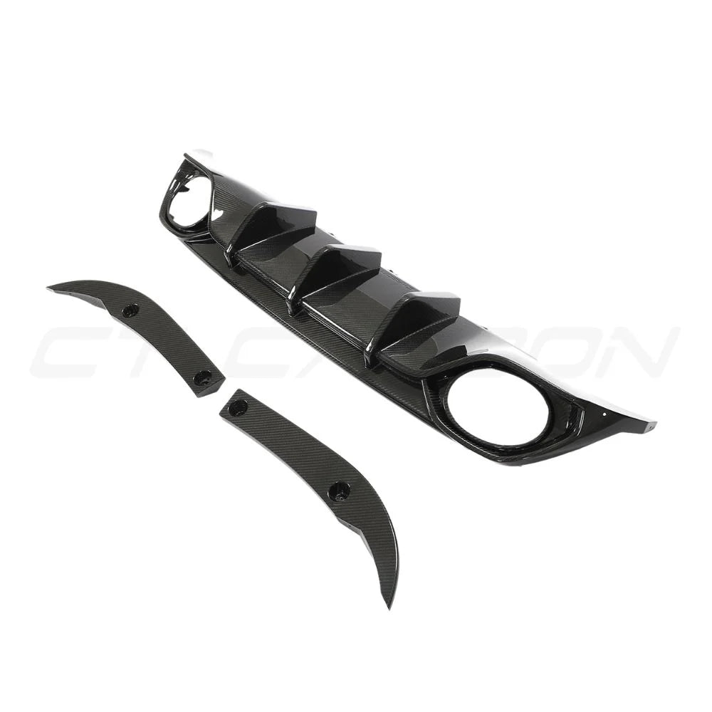 Audi RS3 8Y 2022–2024 Saloon Carbon Fibre Diffuser – CT Design