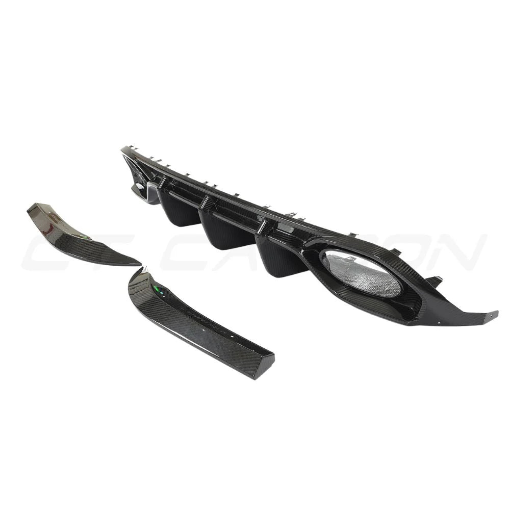 Audi RS3 8Y 2022–2024 Saloon Carbon Fibre Diffuser – CT Design