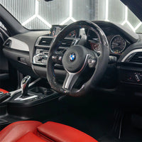 BMW FXX Carbon Fibre & Leather Flat Bottom Custom Steering Wheel