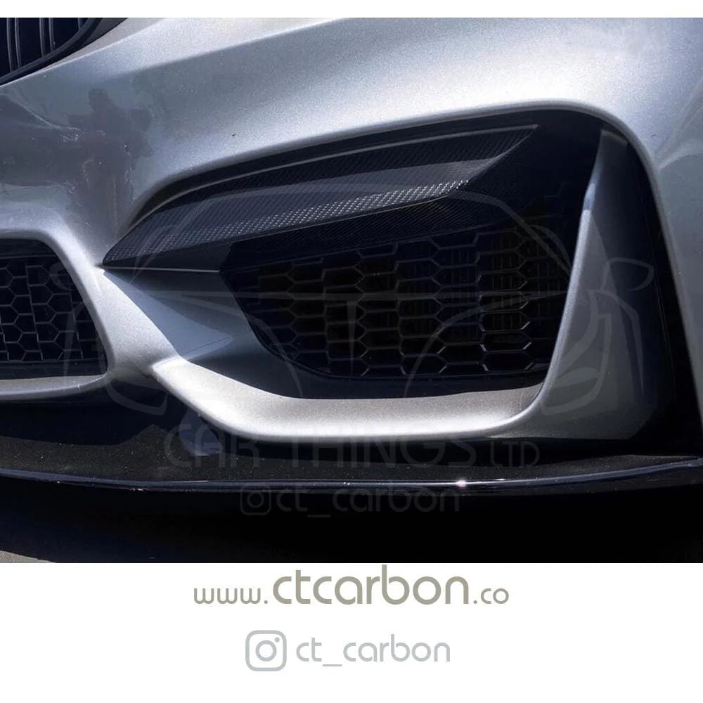 BMW M3/M4 (F80 F82 F83) Upper Front Carbon Fibre Canards