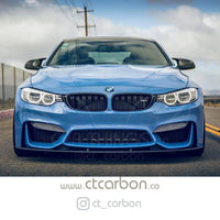 BMW M3/M4 (F80 F82 F83) Upper Front Carbon Fibre Canards