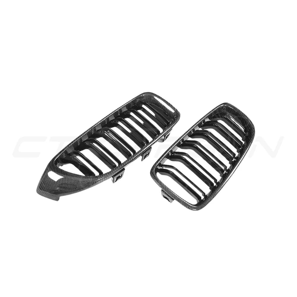BMW M3/M4 F80/F82/F83 Carbon Fibre Front Grilles