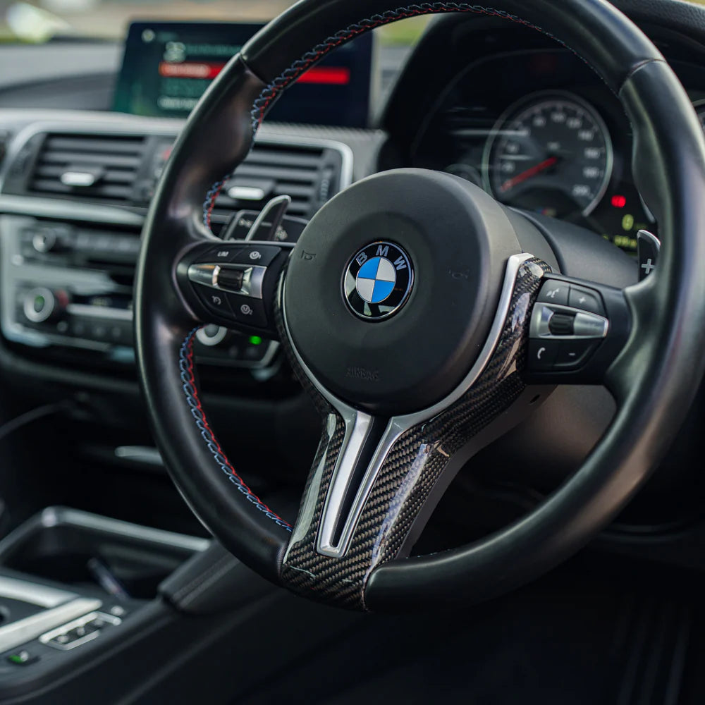 BMW FXX M Car Carbon Fibre Steering Wheel Trim