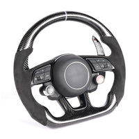 Audi B9 & 8V 2016–2024 Carbon Fibre / Alcantara Flat Bottom Custom Steering Wheel