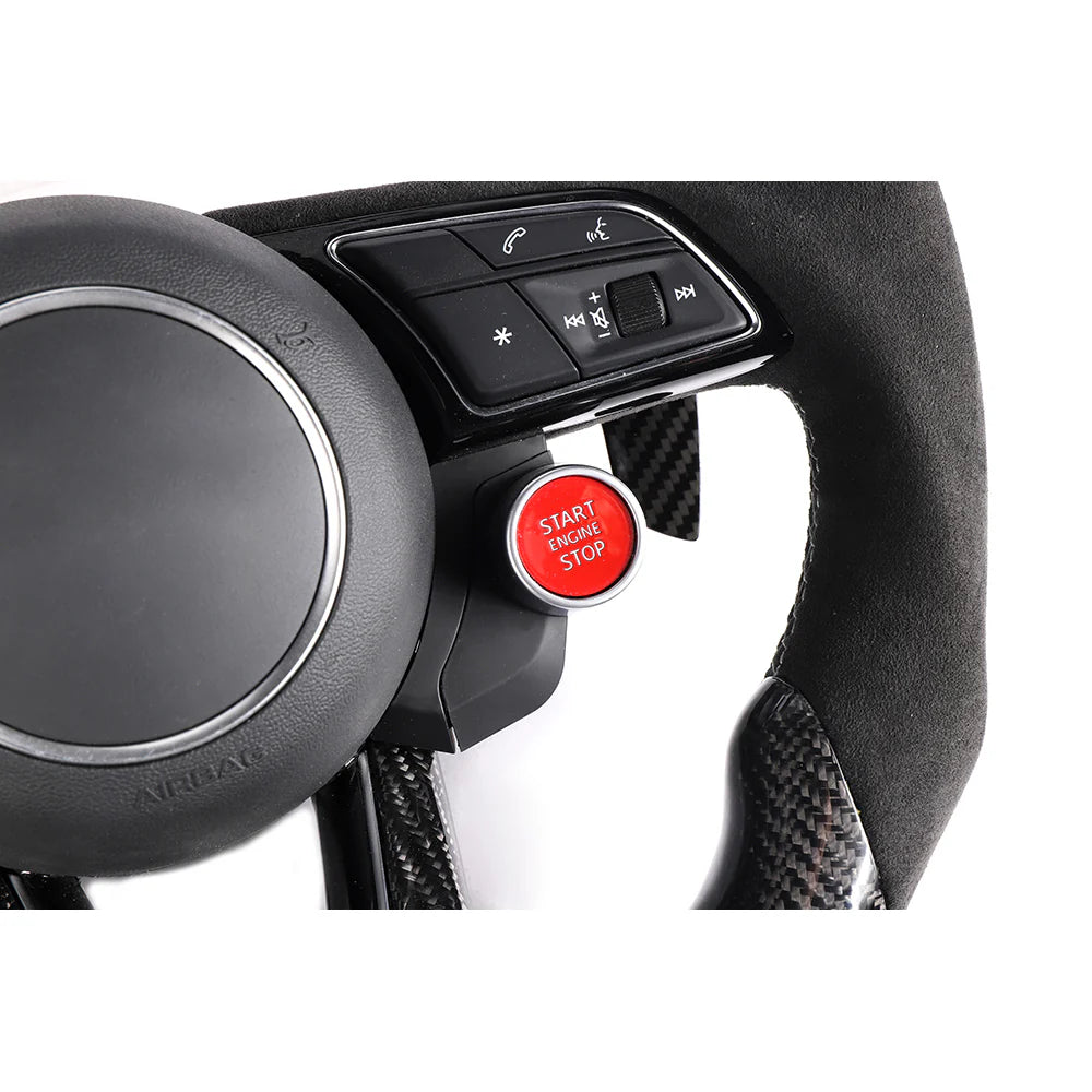 Audi B9 & 8V 2016–2024 Carbon Fibre / Alcantara Flat Bottom Custom Steering Wheel
