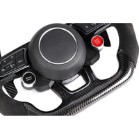 Audi B9 & 8V 2016–2024 Carbon Fibre / Alcantara Flat Bottom Custom Steering Wheel