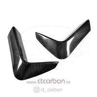 BMW M3 & M4 (F80 F82 F83) Rear Carbon Fibre Bumper Canards