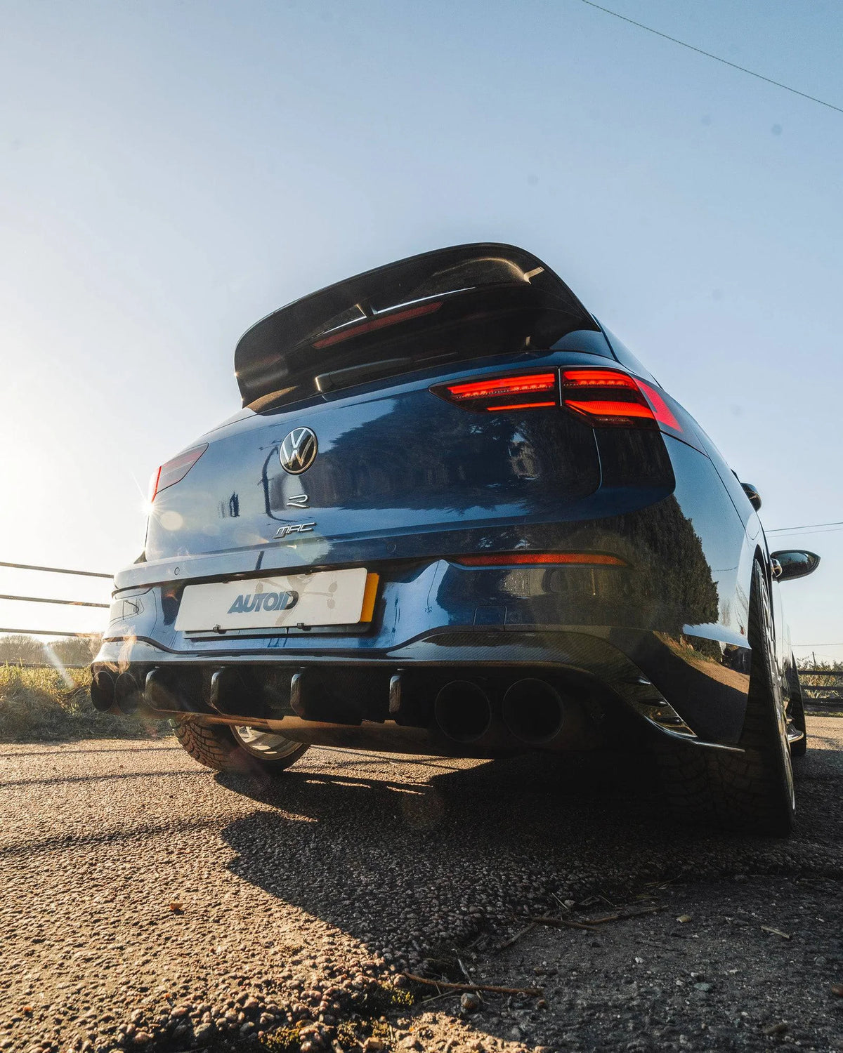 Volkswagen Golf R Mk8 & Mk8.5 Carbon Fibre ID-01 Rear Diffuser (2020+)
