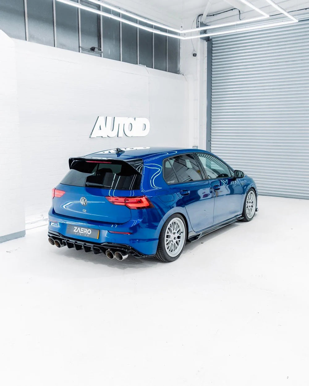 VW Golf / Golf GTI / Golf R Mk8 & Mk8.5 EVO-1 Gloss Black Side Skirts by Zaero (2020+)