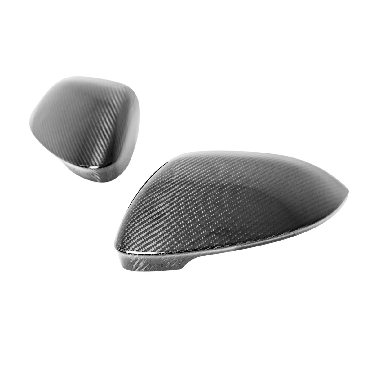 VW Golf / Golf GTI / Golf R Mk8 & Mk8.5 Pre-Preg Carbon Fibre Wing Mirror Covers by TRE (2019+)