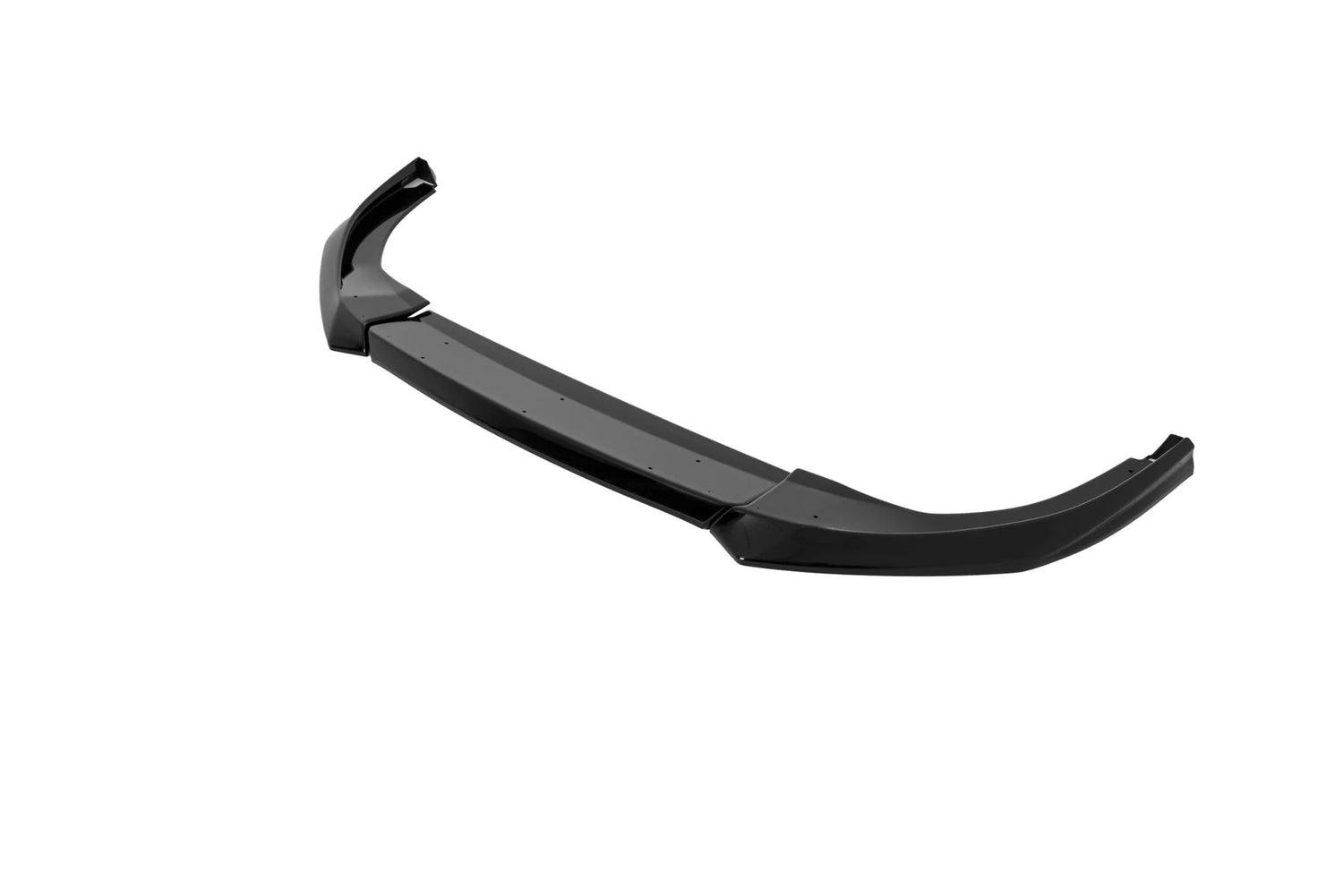 VW Golf R Mk8 EVO-1 Gloss Black Front Splitter by Zaero (2020–2024)