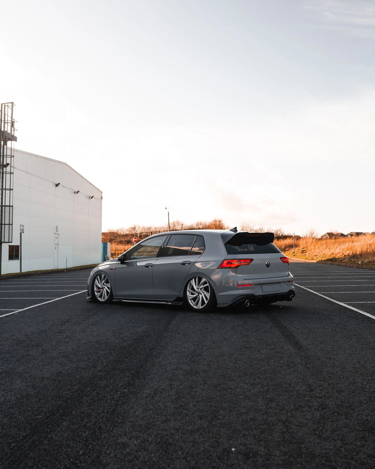 VW Golf R-Line / GTI / R / GTD / GTE Mk8 & Mk8.5 EVO-1 Gloss Black Rear Spoiler by Zaero (2020+)