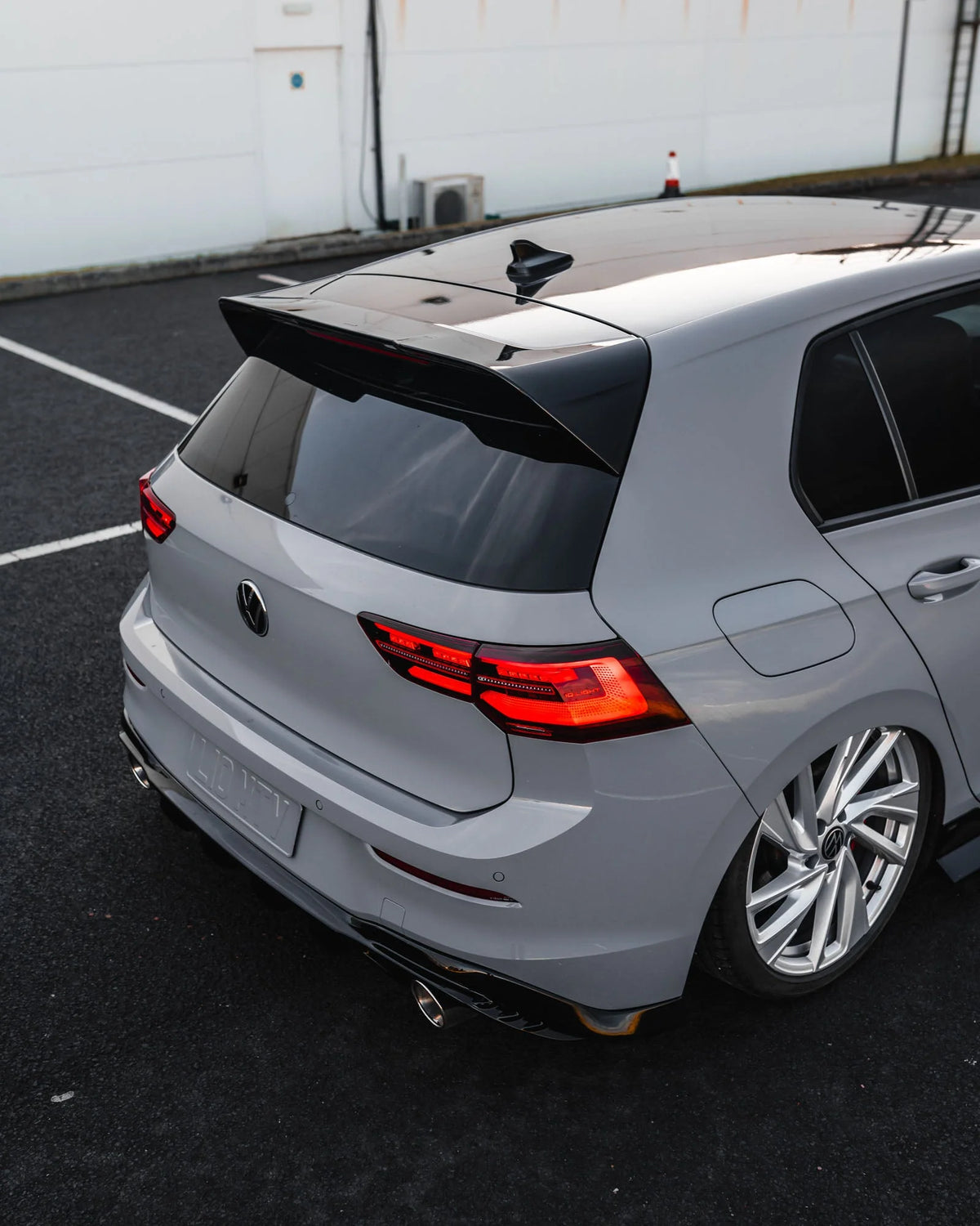 VW Golf R-Line / GTI / R / GTD / GTE Mk8 & Mk8.5 EVO-1 Gloss Black Rear Spoiler by Zaero (2020+)