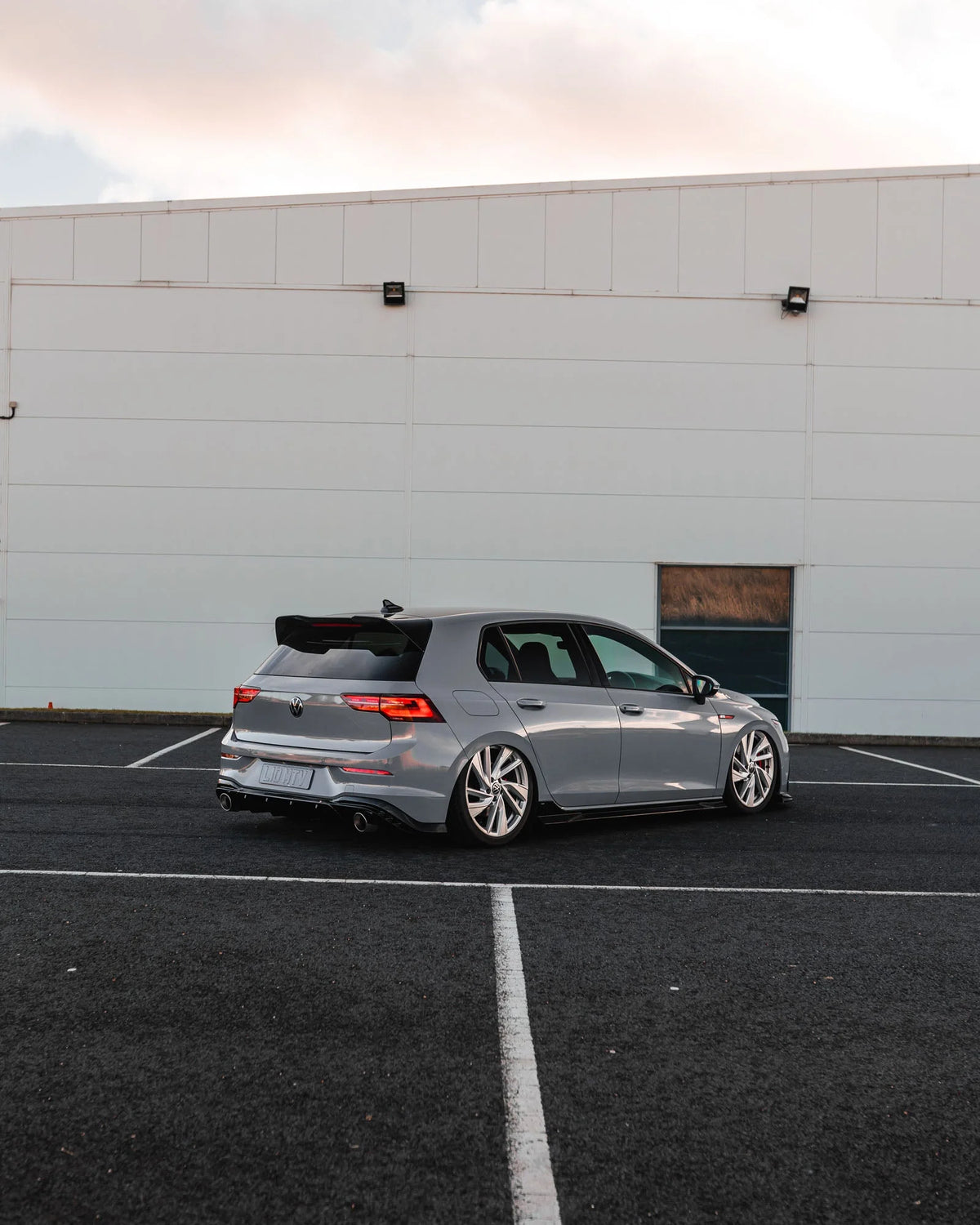 VW Golf R-Line / GTI / R / GTD / GTE Mk8 & Mk8.5 EVO-1 Gloss Black Rear Spoiler by Zaero (2020+)