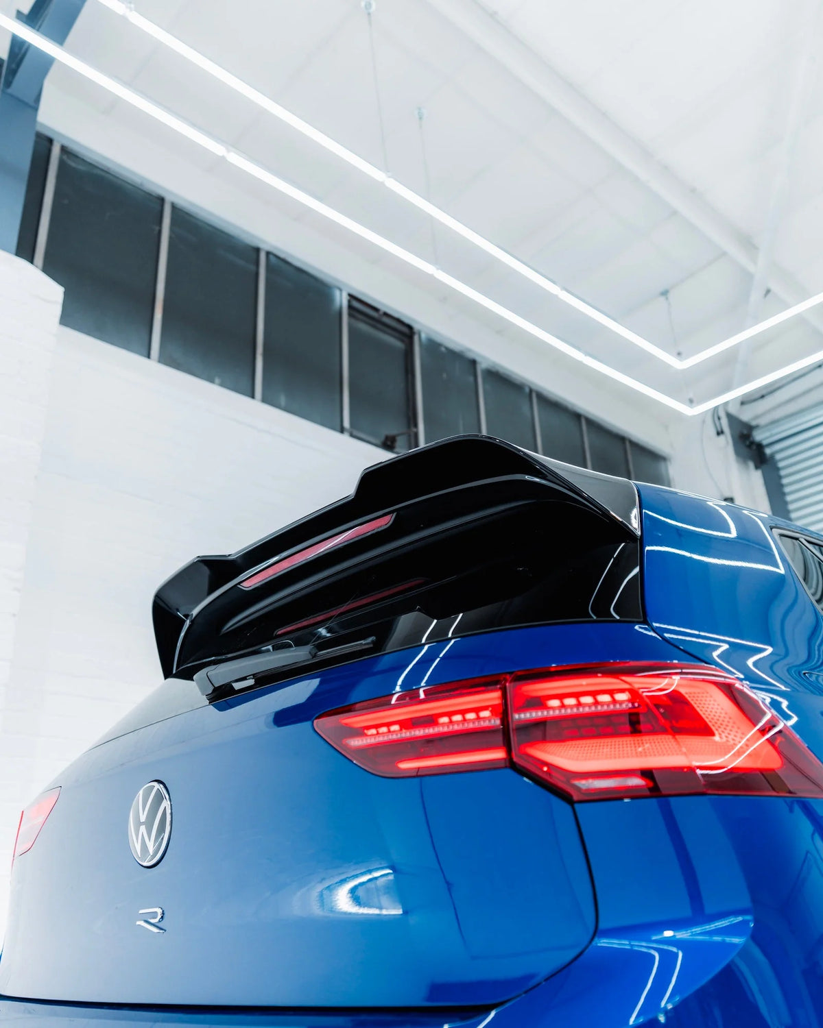 VW Golf R-Line / GTI / R / GTD / GTE Mk8 & Mk8.5 EVO-1 Gloss Black Rear Spoiler by Zaero (2020+)