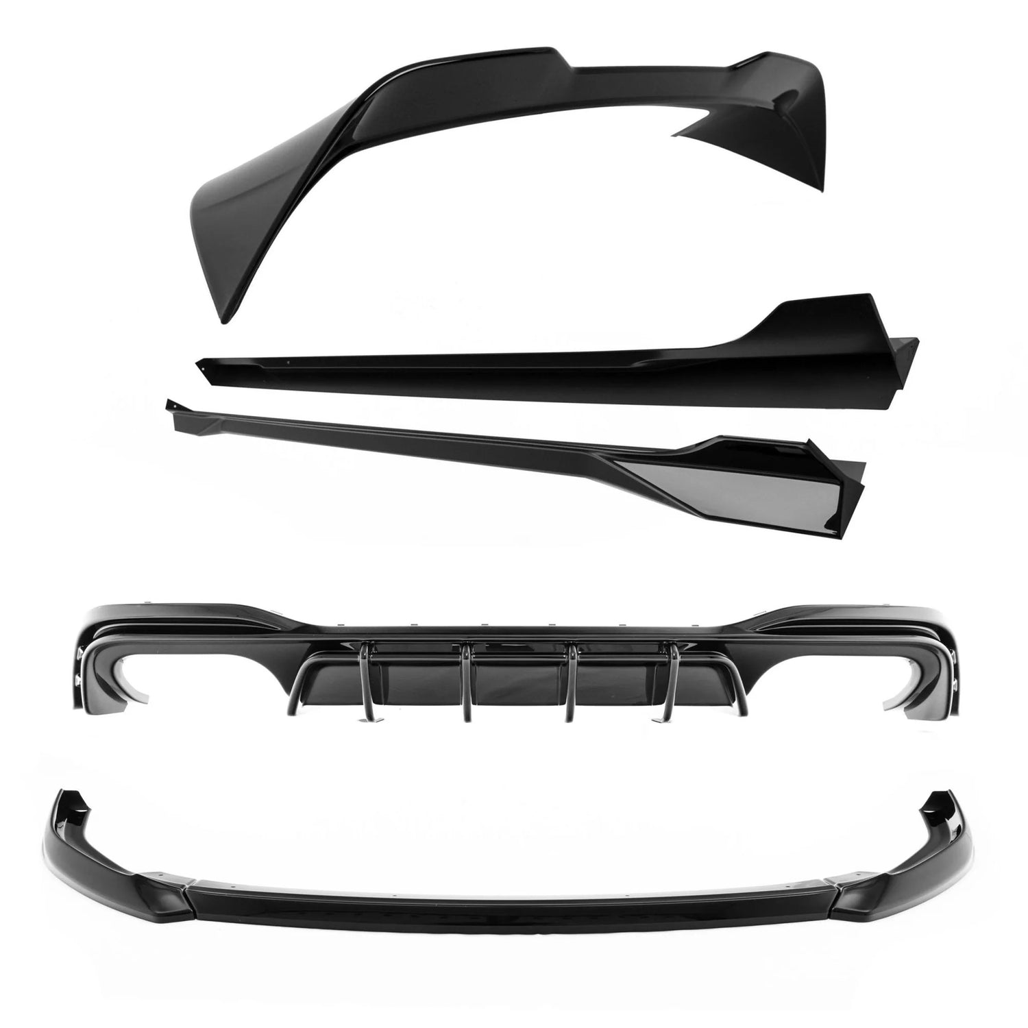 VW Golf R Mk8 Gloss Black Body Kit by Zaero (2020–2024)