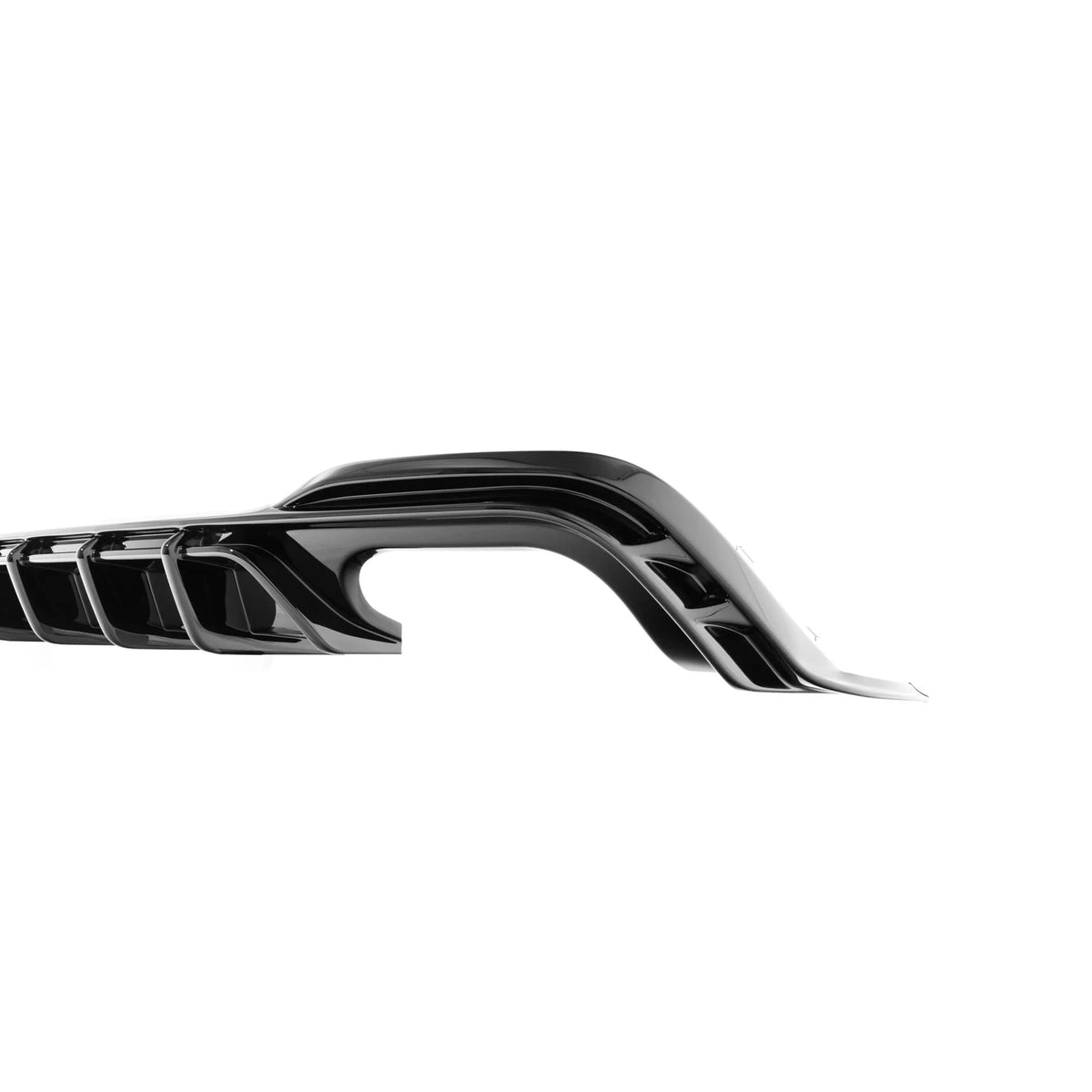 VW Golf R Mk8 & Mk8.5 EVO-1 Gloss Black Rear Diffuser by Zaero (2020+)
