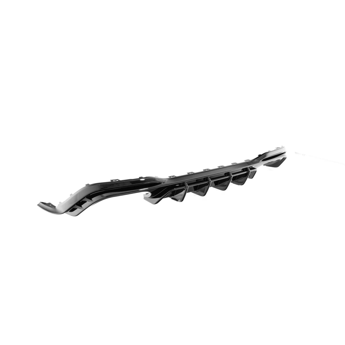 VW Golf R Mk8 & Mk8.5 EVO-1 Gloss Black Rear Diffuser by Zaero (2020+)